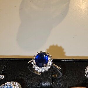Sapphire Blue Ring